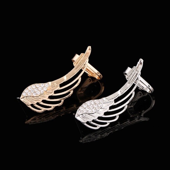 Crystal Angel Wing Clip Piercing - Picture 2 of 7